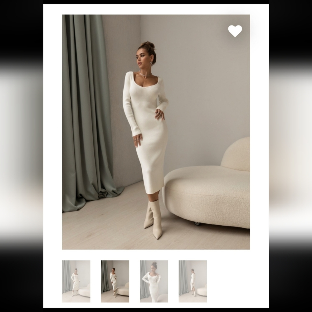 New! Knitted maxi dress